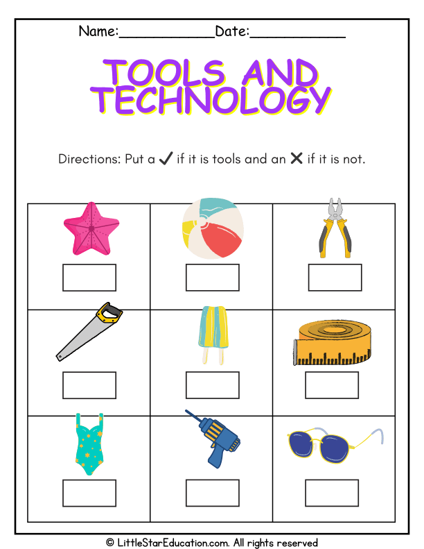 Identifying Tools and Technology for Kindergarten Science