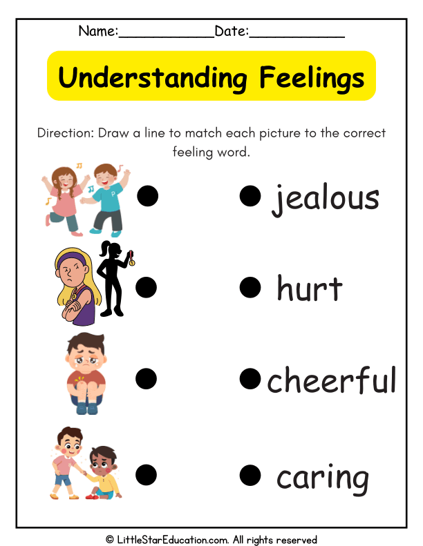 Matching Emotions for Kids: Social-Emotional Learning for Pre-K