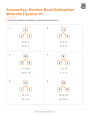 Number Bond Subtraction Write the Equation within 20 thumbnail 2