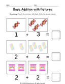 Picture Addition Practice for Early Math Learners thumbnail 2