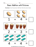 Picture Addition Practice for Early Math Learners thumbnail 5