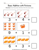 Picture Addition Practice for Kindergarten and Pre-K Math Skills thumbnail 4