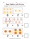 Picture Addition Practice for Kindergarten and Pre-K Math Skills thumbnail 5