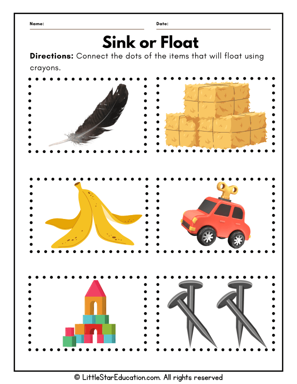 Play-Based Sink or Float Science for Young Kids