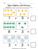 Preschool Addition Practice with Pictures for Early Math Skills thumbnail 3
