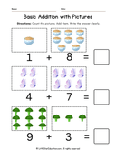 Preschool Addition Practice with Pictures for Early Math Skills thumbnail 4