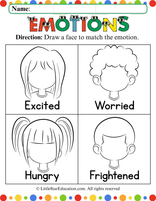 Recognizing and Drawing Emotions for Preschool Social-Emotional Learning
