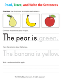 Sentence Building and Tracing Practice for Early Learners ELA thumbnail 2