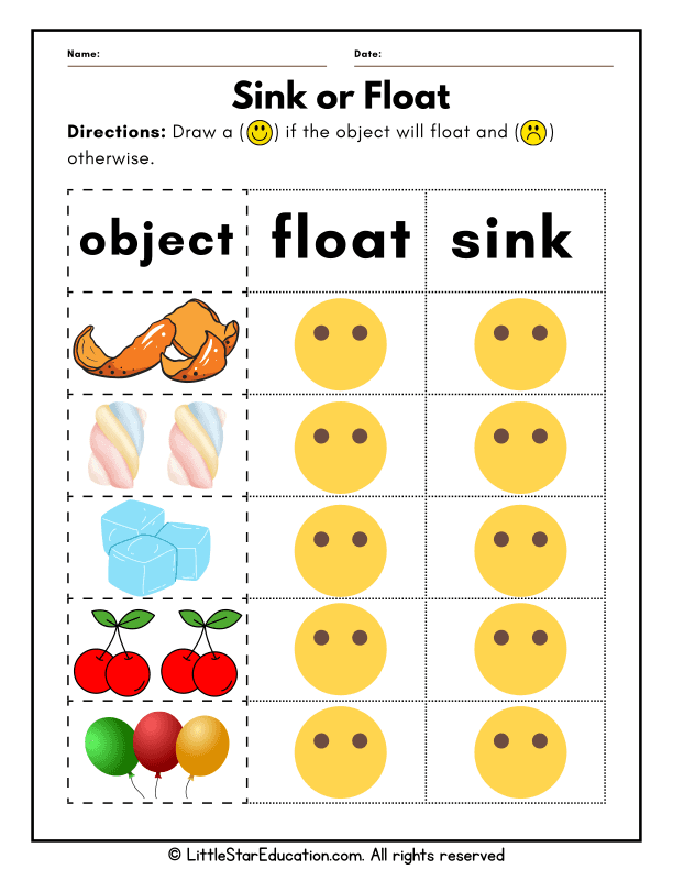 Sink or Float? Fun Science Activity for Preschoolers